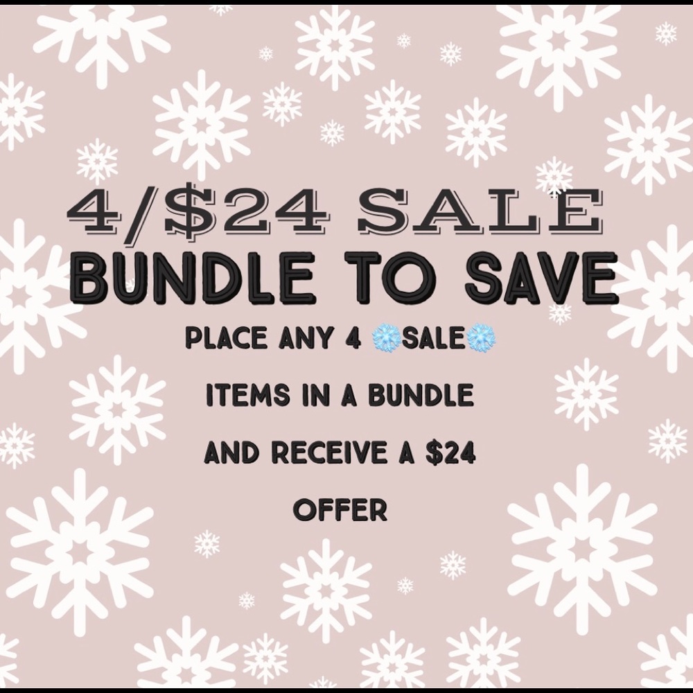4/$24 ❄️ WINTER CLEARANCE ❄️
